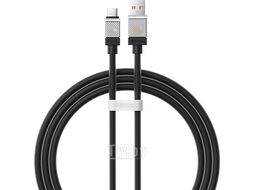 Кабель Baseus CAKW000601 CoolPlay Series Fast Charging Cable USB to Type-C 100W 1m Black