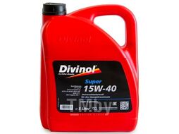 Масло моторное DIVINOL SUPER 15W-40 5л Спецификация: API SJ/CF. Рекомендация Divinol: ACEA A2-96/B2-98/E2-96, MAN 271, MB 228.1, MTU Type 1 DIVINOL 49623-K007