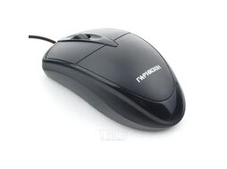 Мышь Гарнизон GM-225XL, USB, чёрный, 1000 DPI, 2кн.+колесо-кнопка, кабель 2м