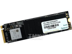 Накопитель SSD Apacer AS2280P4 512GB (Bulk) (AP512GAS2280P4) (M.2, PCI Express 3.0 x4, 3D TLC NAND, скорость чтения/записи: 3000/2000Мб/с)