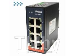 Коммутатор промышленный 8x 10/100TX (RJ-45), 2х12~48VDC, -40 ~70С Oring IES-180B