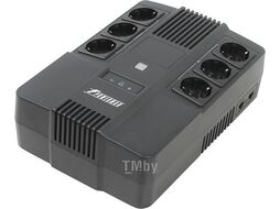 Источник бесперебойного питания Powerman Brick 800 800VA, 6 евро розеток, защита телефонной линии/RJ45