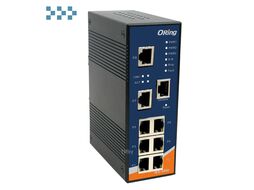 Коммутатор промышленный 8x 10/100TX (RJ-45), 3x12~48VDC, -40 ~70С Oring IES-3080