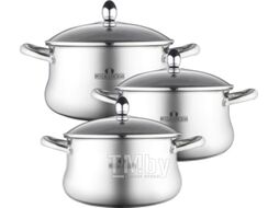 Набор кастрюль Bella Cucina BC-2143 (6пр)