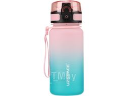 Бутылка для воды UZSpace Pink/Cyan 700C / 3034 (350мл, розовый/синий)