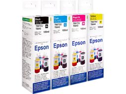 Чернила Revcol для Epson, серия L, оригинальная упаковка, комплект 4 цвета, Dye, 100 мл.