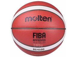 Баскетбольный мяч для тренировок MOLTEN B6G4500X FIBA , резиновый pазмер 6