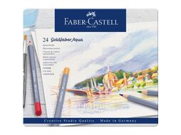 Карандаш акварельный "Goldfaber Aqua" 24 шт, в металлической упаковке Faber Castell 114624