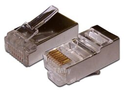 Коннектор RJ45 STP 8P8C, универсальный, cat.5e TWT TWT-PL45/S-8P8C