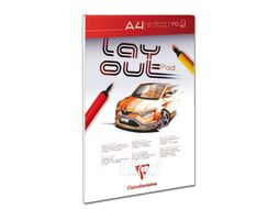 Блок бумаги для маркеров LAYOUT PAD A4, 75г/м2, 70л Clairefontaine 96533C