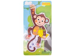 Вкладыш-пазл деревянный Monkey. Игрушка Darvish SR-T-3707-6