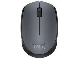 Мышь Wireless M170 радио, 1000dpi, 3key, Grey/Black Logitech 910-004646