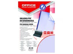 Обложка (перф.) пласт. прозр.0,2 мм синяя (100шт.) Office Products 20222015-01