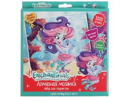 Алмазная мозаика «Enchantimals. Дольче Дельфина и Ларго» 20*20см Мульти-арт AM014-ENC