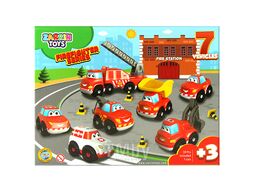 Машинки "Firefighter Series" 7 шт. в наборе. Игрушка ZarrinToys J7