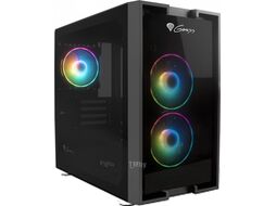 Корпус IRID 353 ARGB mATX USB2/USB3 3xFan RGB w/o PSU Genesis NPC-1520