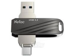 USB-флеш-накопитель 256GB USB 3.0+TypeC FlashDrive Netac US11