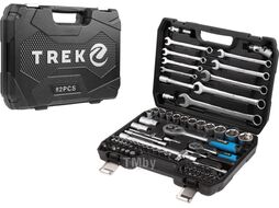 Набор головок и ключей 82пр. TREK (1/4", 1/2", 6 граней) TR13082