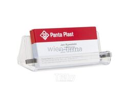 Подставка для визиток пласт., прозрачный Panta Plast 0403-0004-00