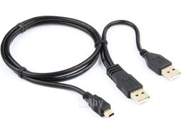 Кабель USB 2.0 mini Dual mini5p 90cm CablExpert Gembird CCP-USB22-AM5P-3