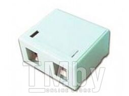 Сетевая розетка Cat.5e, RJ45 2 port сетевая розетка CablExpert Gembird NCAC-HS-SMB2