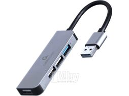 Хаб USB 4 port (1xUSB3.0+3xUSB2.0) CablExpert Gembird UHB-U3P1U2P3-01