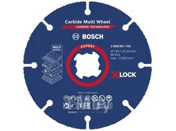 Круг отрезной 125х2.5x22.2 мм дерево, пластик, гипсокартон X-LOCK Carbide BOSCH (прямой) 2608901193