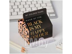 Блок для заметок белый 7*7*8 ArtFox "Black is my happy colour", 60г/м2, 150л. OfficeSpace 4966985