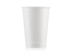 Стакан картонный 400мл, 1сл., 50шт, цв.белый Ecocups 748