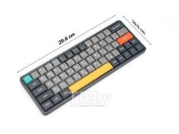 Клавиатура беспроводная (механическая, USB/Bluetooth/радио, RGB, Low Profile, Gateron Low Profile Blue Switch) Nuphy AIR60-TW2-F