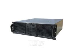 Корпус Rackmount 3U, черный, без блока питания, глубина 550мм, 6*5.25" + 4*3.5", вент 1*120мм + 4*80мм Procase EB306-B-0