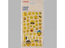 Наклейки 16х9 см "Emoji.", блистер, deVente 8002129