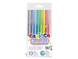 Фломастеры "Pastel", 8 шт. Carioca 43032