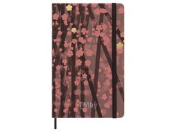 Блокнот А5 130*210 мм, 88 л., лин. "Limited Edition Sakura Large" интегральн. обл. карт., розовый Moleskine 1891602