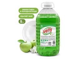 Средство для мытья посуды "Velly light зеленое яблоко" 5 кг GRASS 125469