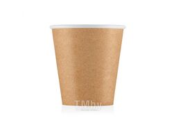 Стакан картонный 110мл, 1сл., 50шт, крафт Ecocups 311