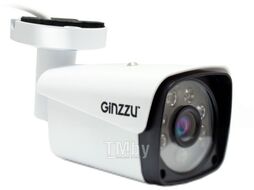 IP-камера IP 2Mp, 3.6mm, пуля, POE,IR 30м,IP66,мет Ginzzu HIB-5301A