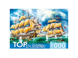 Пазлы 1000 элементов Битва кораблей TOPpuzzle ХТП1000-2175