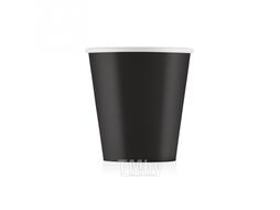 Стакан картонный 110мл, 1сл., 50шт, цв.черный Ecocups 312