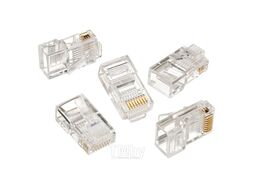 Вилка RJ45 8P8C for solid LAN cable CAT5 Gembird LC-8P8C-001/100