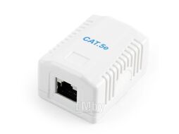 Сетевая розетка cat5E 1jack (экранированная) CablExpert Gembird NCAC-1F5E-01