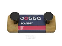 Вешалка настенная бамбуковая "scandic" на 2 крючка 12x4,5x4,5 см Belbohemia 8350729