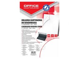 Обложка (перф.) картон глянц. бел. 250г/м 100шт Office Products 20232515-14