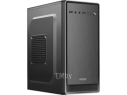 Корпус Minitower mATX 2*USB2, Audio, черный Ginzzu B180