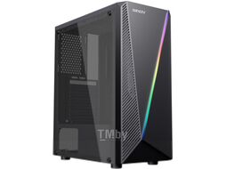 Корпус Miditower, 2*USB2+1*USB3, окно на боковой стенке (акрил), блок питания снизу Ginzzu SL150