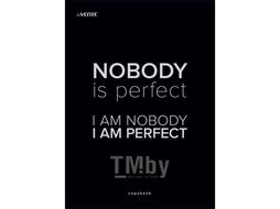 Тетрадь А4 80л в клетку "Nobody is perfect!" на скобе deVente 2058201