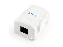 Сетевая розетка cat5E 1jack (неэкранированная) CablExpert Gembird NCAC-1U5E-01