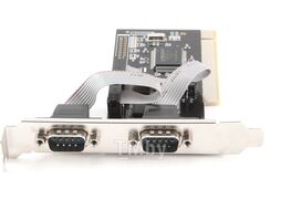 Контроллер COM Gembird SPC-1, в PCI, порты: 2 внешн. COM (RS232) (MOSCHIP MCS9865)