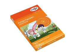 Пластилин для детской лепки 18 цв. "Оранжевое солнце" со стеком ( 6 классич., 6 флуор., 6 перл.) Гамма 111120201