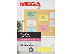 Бумага цветная A4, 80г/м, 100 л. mix intensive ProMEGA jet 866186